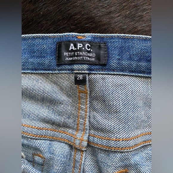 APC Petit Standard Jean Droit Etroit size 28 fades selvedge - Picture 5 of 9